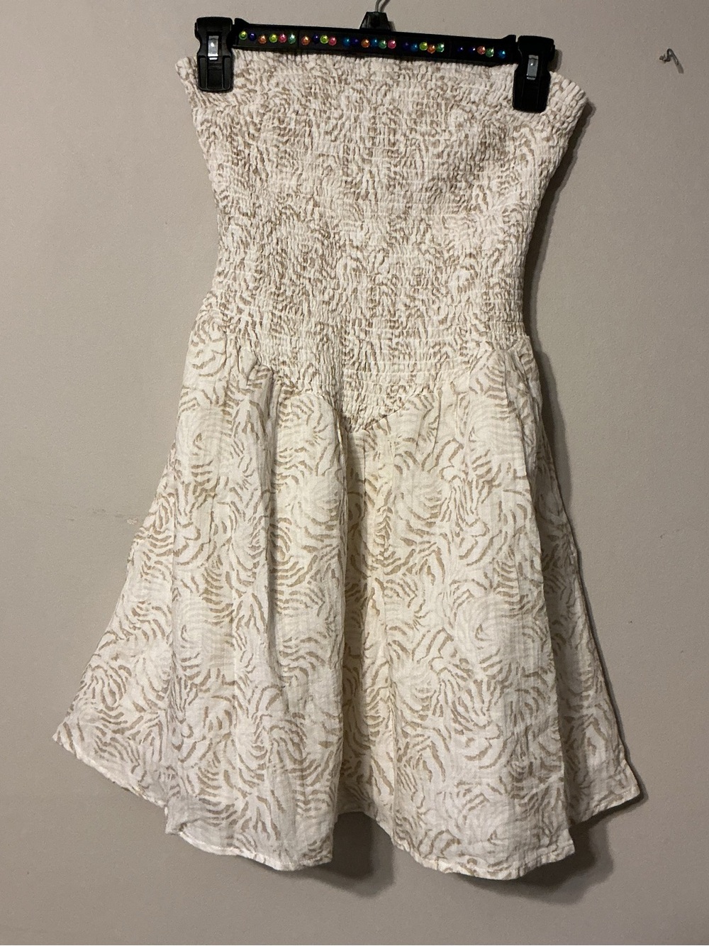 Universal Thread Cream Strapless Sundress